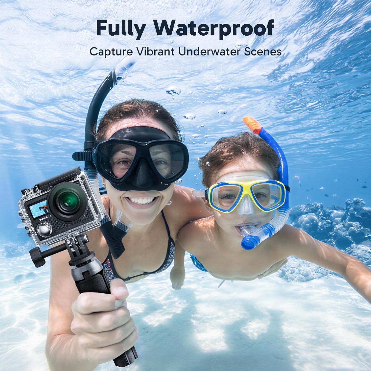 4K Action Camera with 64GB Card Bundle