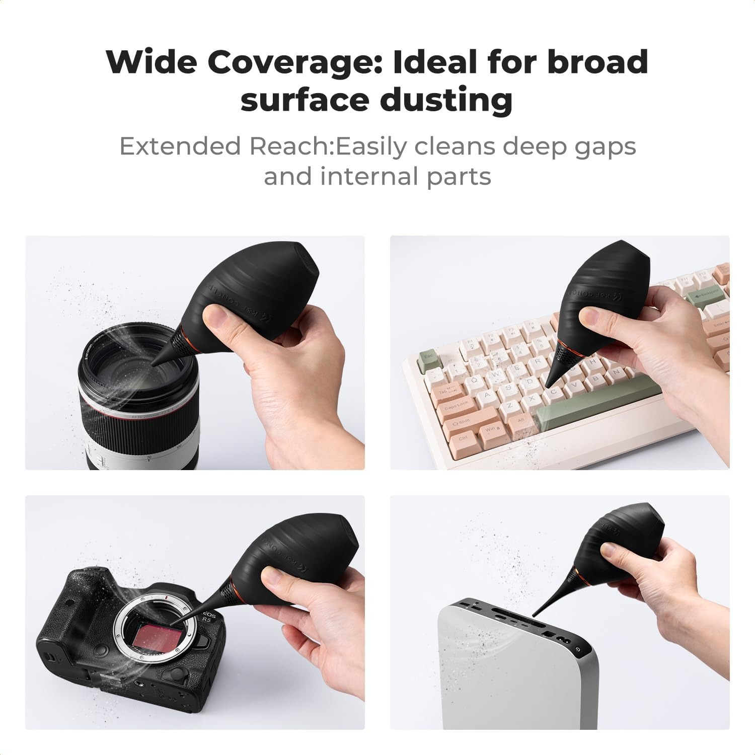 10-in-1 Camera Cleaning Kit with Air Blower, Lens Pen and Microfibre Cloths: image 4