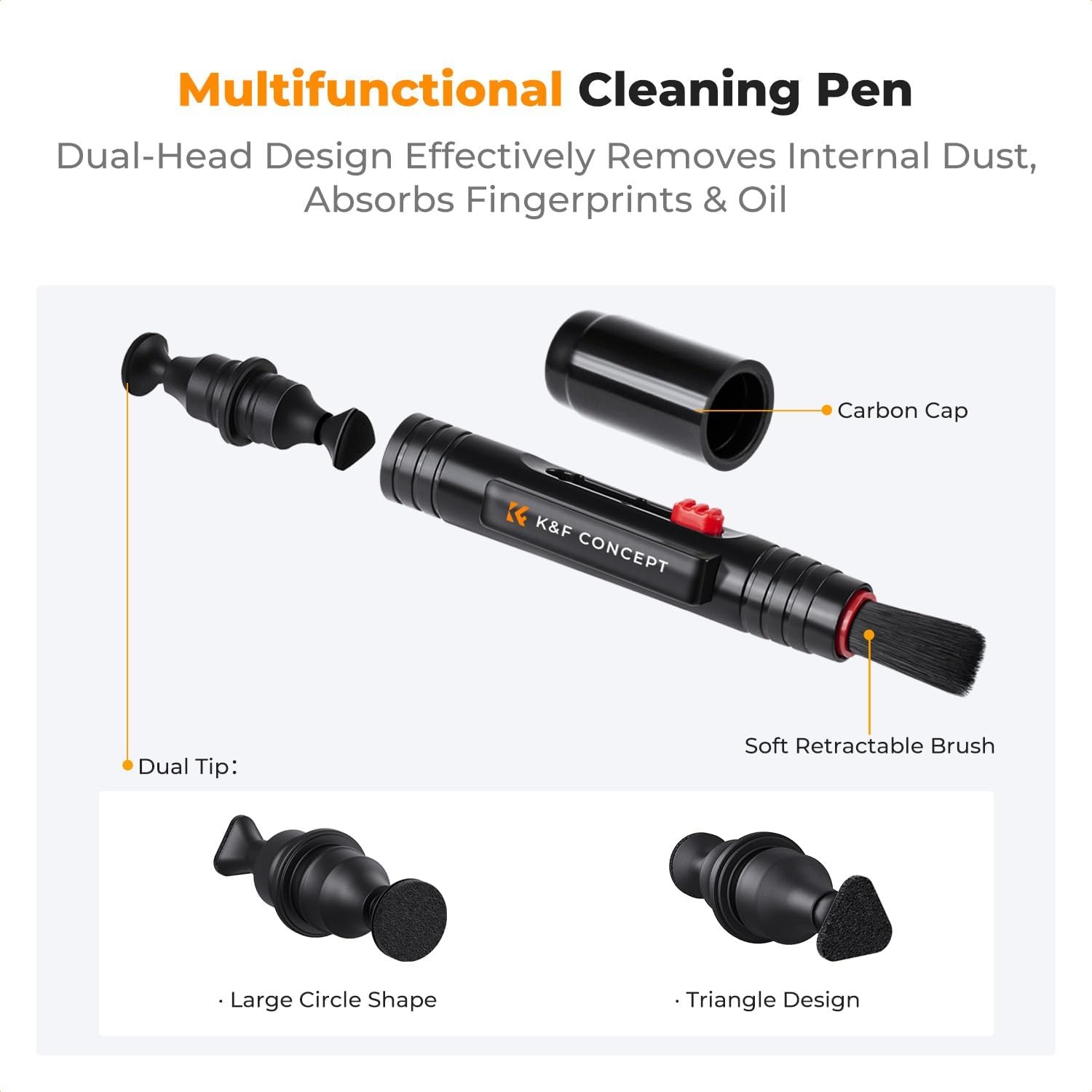 10-in-1 Camera Cleaning Kit with Air Blower, Lens Pen and Microfibre Cloths: image 5