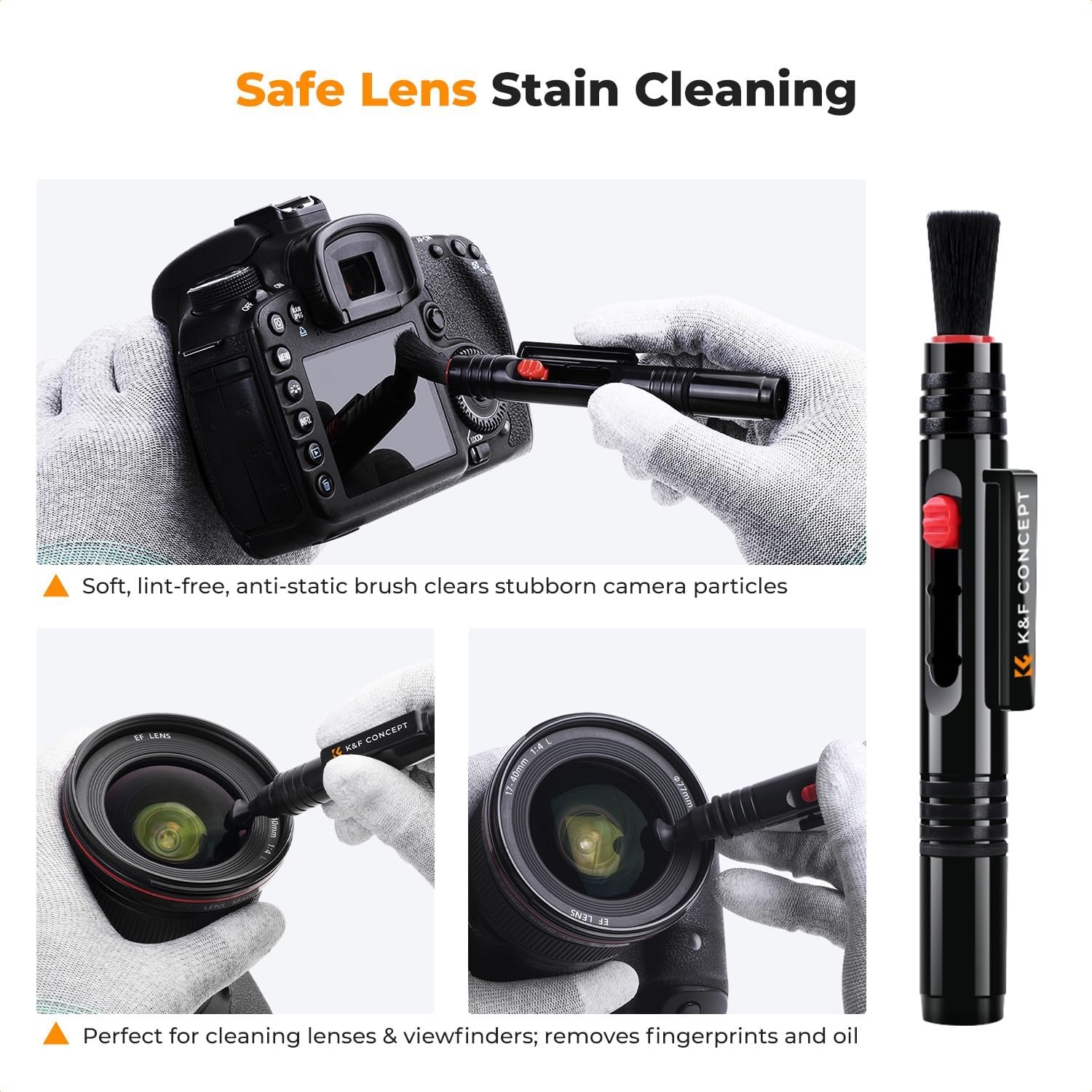 10-in-1 Camera Cleaning Kit with Air Blower, Lens Pen and Microfibre Cloths: image 6