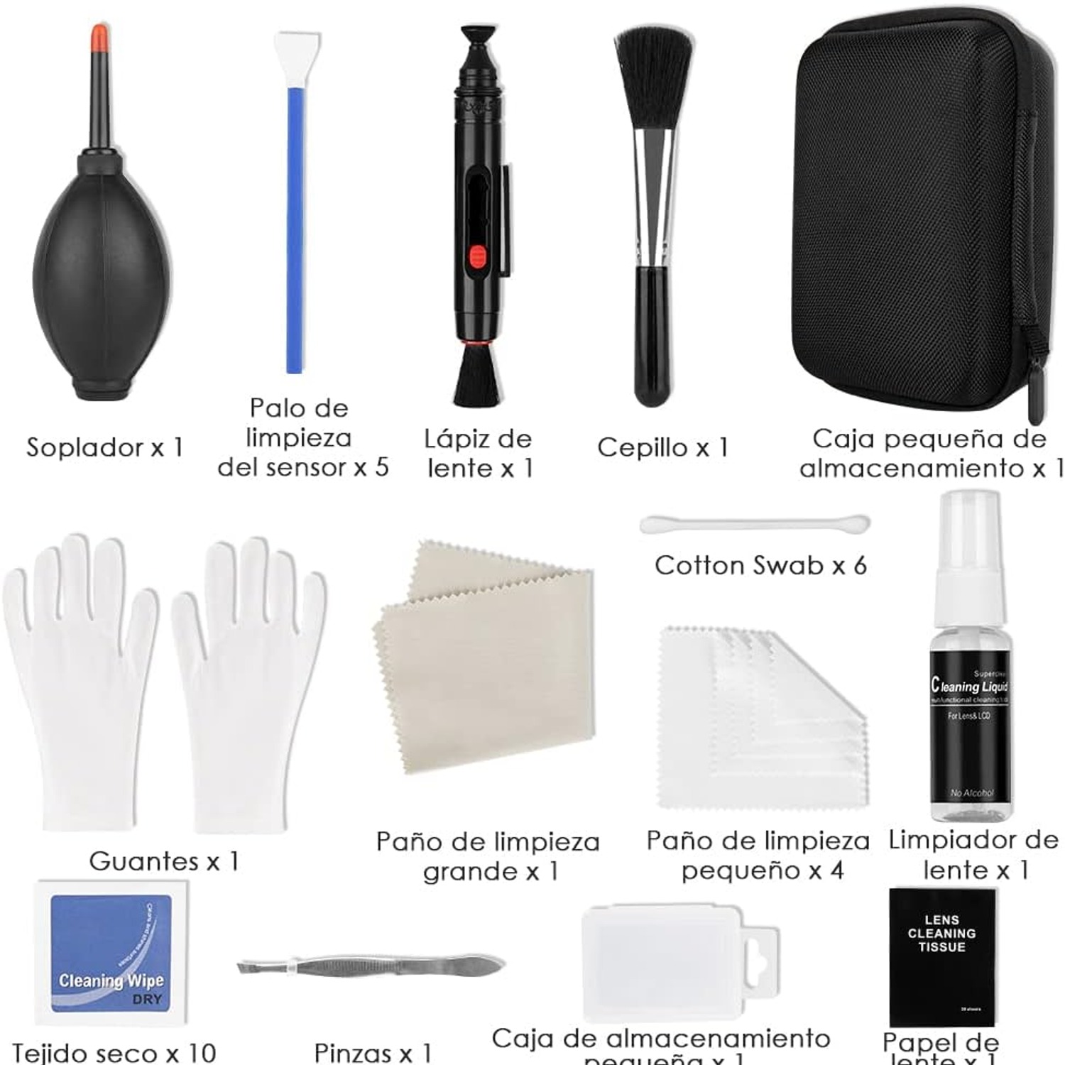35-Piece Camera Cleaning Kit with Carry Case