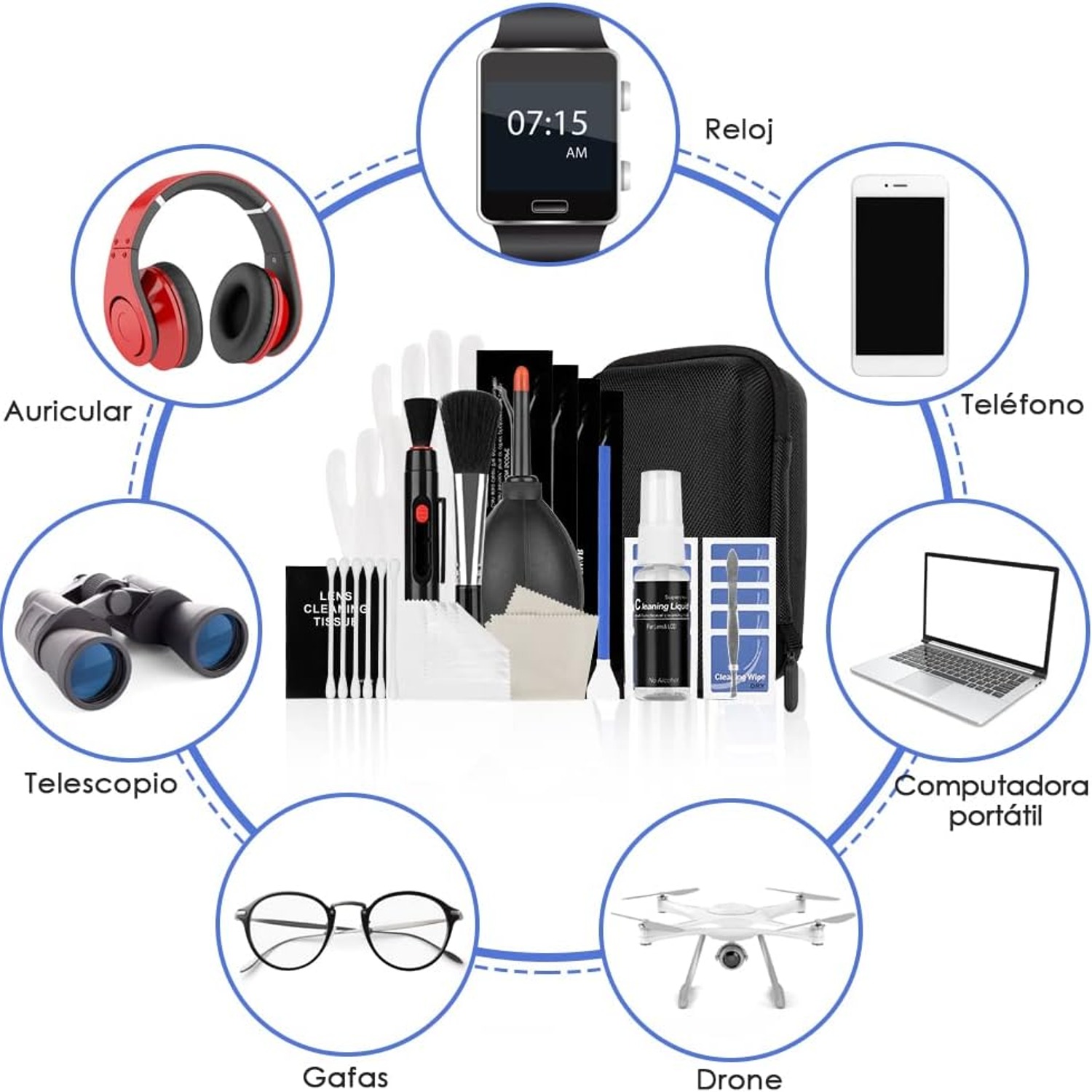 35-Piece Camera Cleaning Kit with Carry Case: image 7