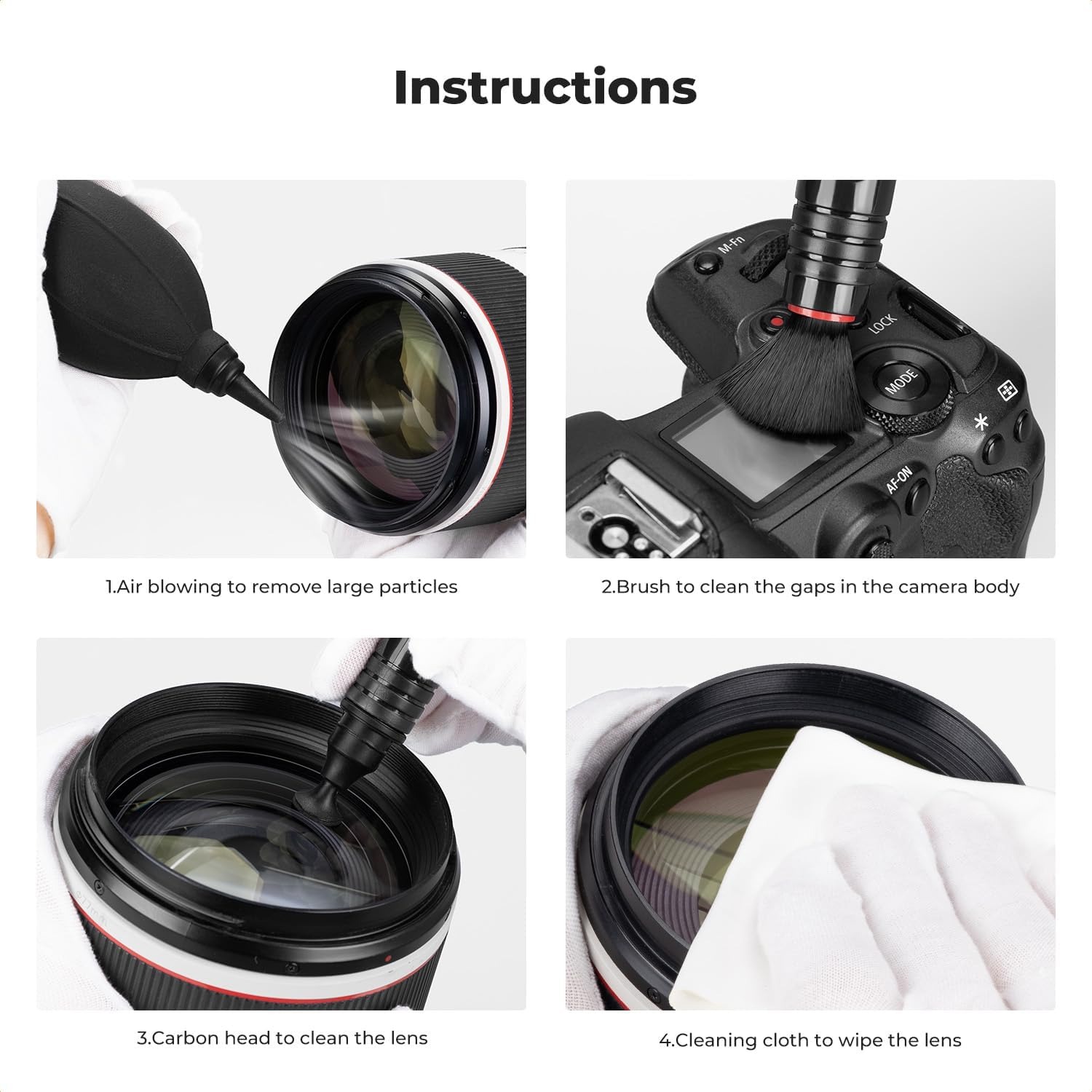 K&F Concept 4-in-1 Camera Lens Cleaning Kit: image 7
