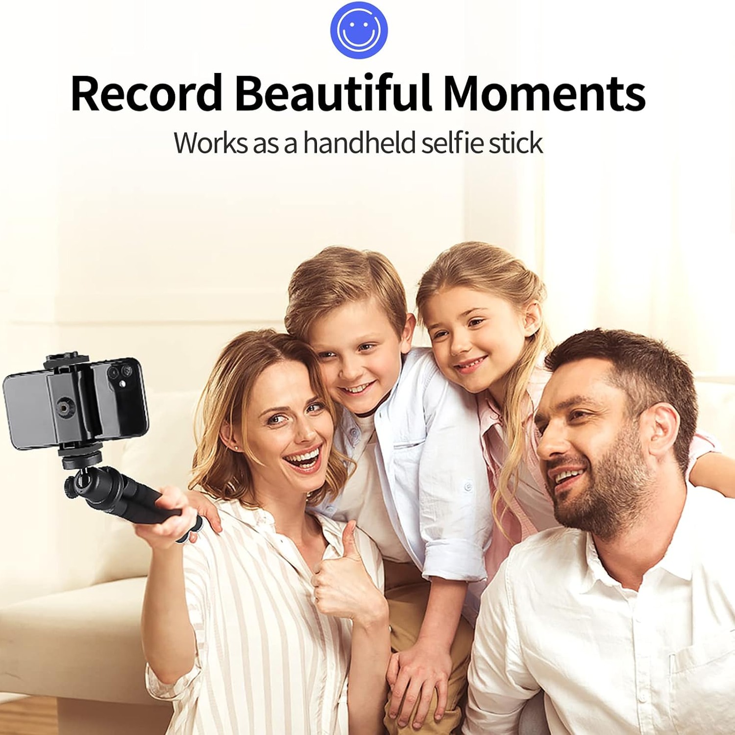 Aureday Mini Phone Tripod with Wireless Remote