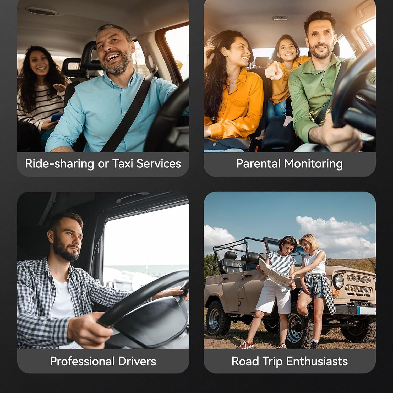 WOLFBOX i07 3 Channel Dash Cam with Front, Cabin and Rear Cameras: image 7