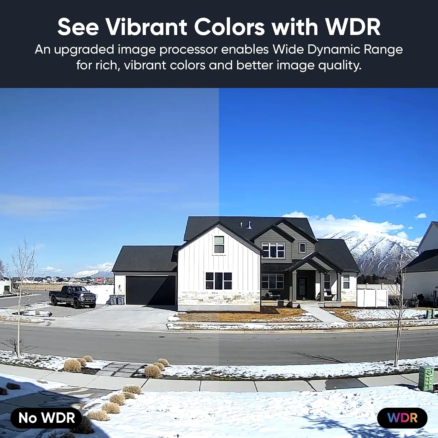 2K Smart Home Security Camera with Colour Night Vision