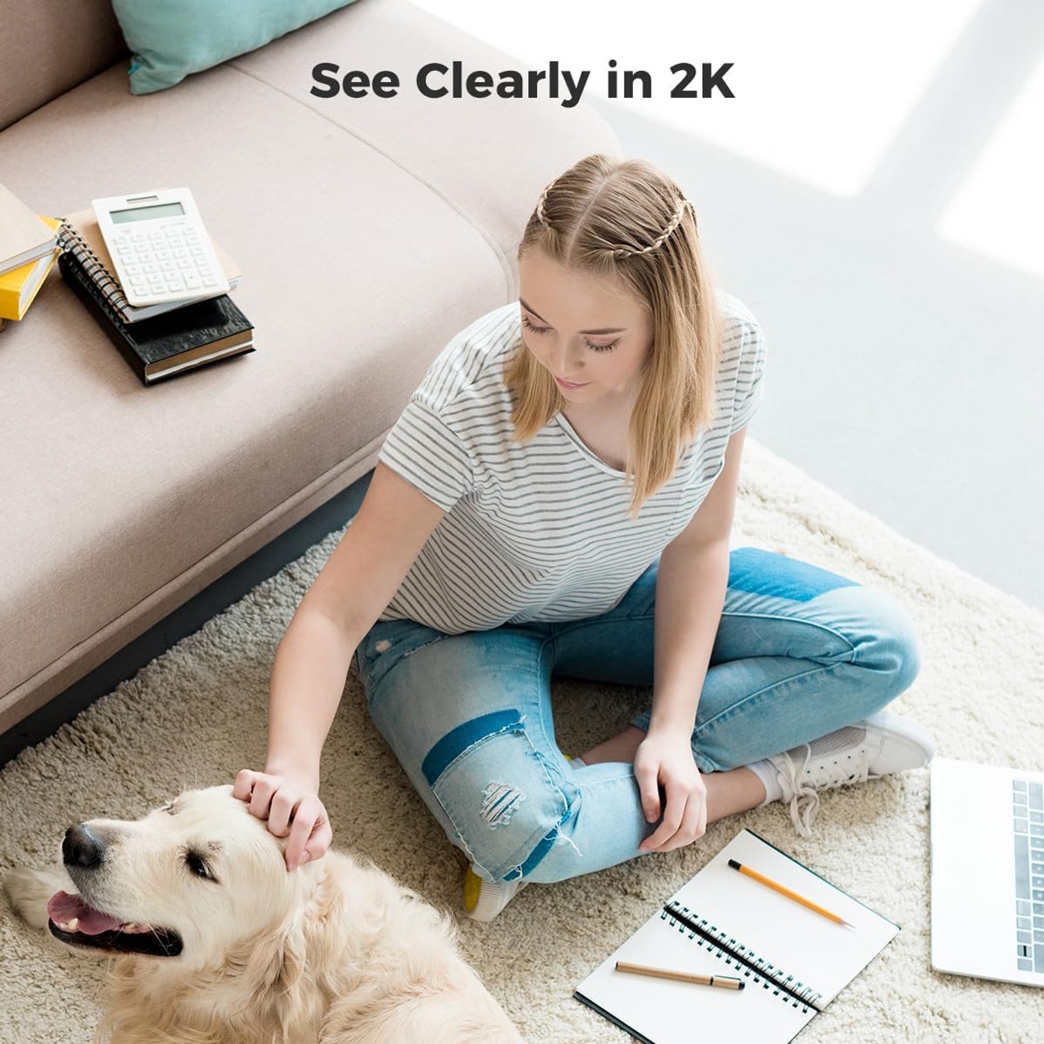 COCOCAM 2K Battery Indoor Security Camera with Pan and Tilt: image 7