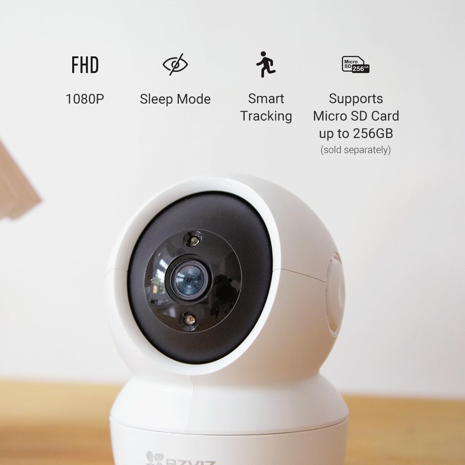 Indoor WiFi Camera 360 Pan and Tilt Home Security Camera