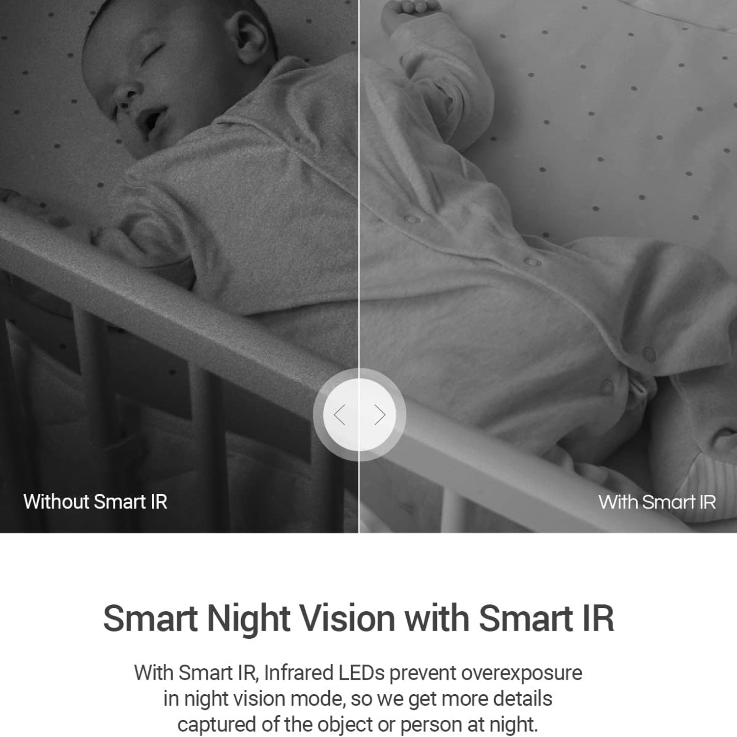 Indoor WiFi Camera 360 Pan and Tilt Home Security Camera