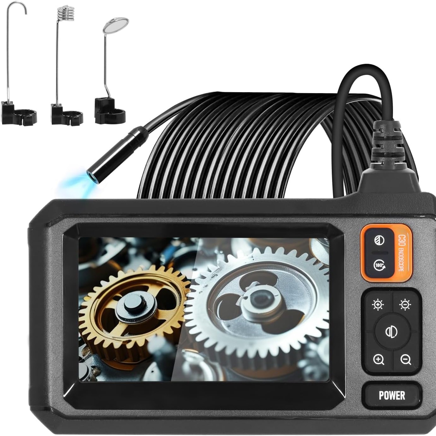 KozyOne 10m Industrial Endoscope Inspection Camera with 4.3" Screen