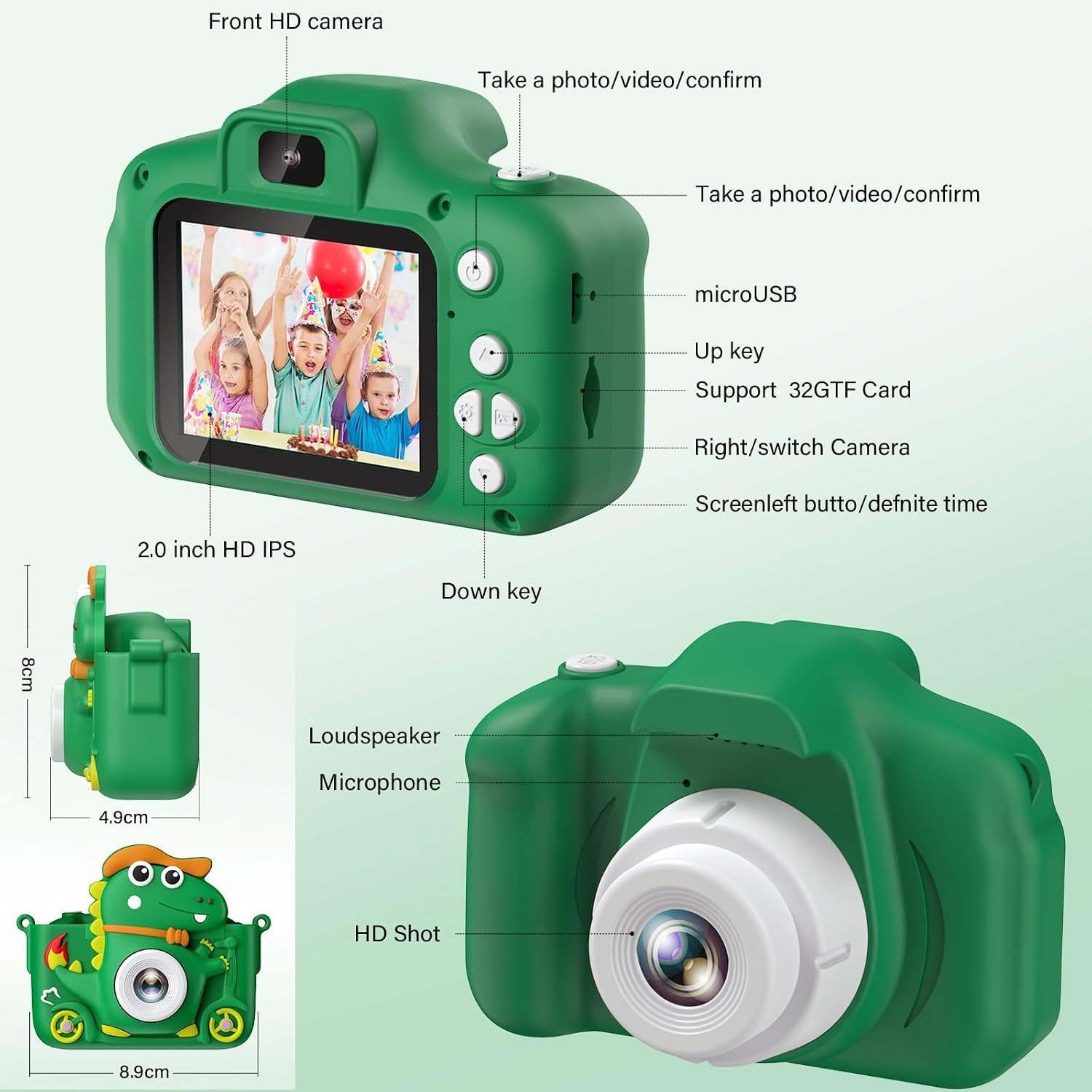 Dinosaur Kids Camera