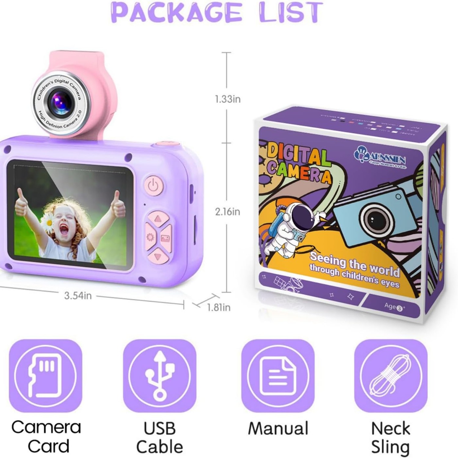 ARNSSIEN Kids Camera with 180° Flip Lens: image 7