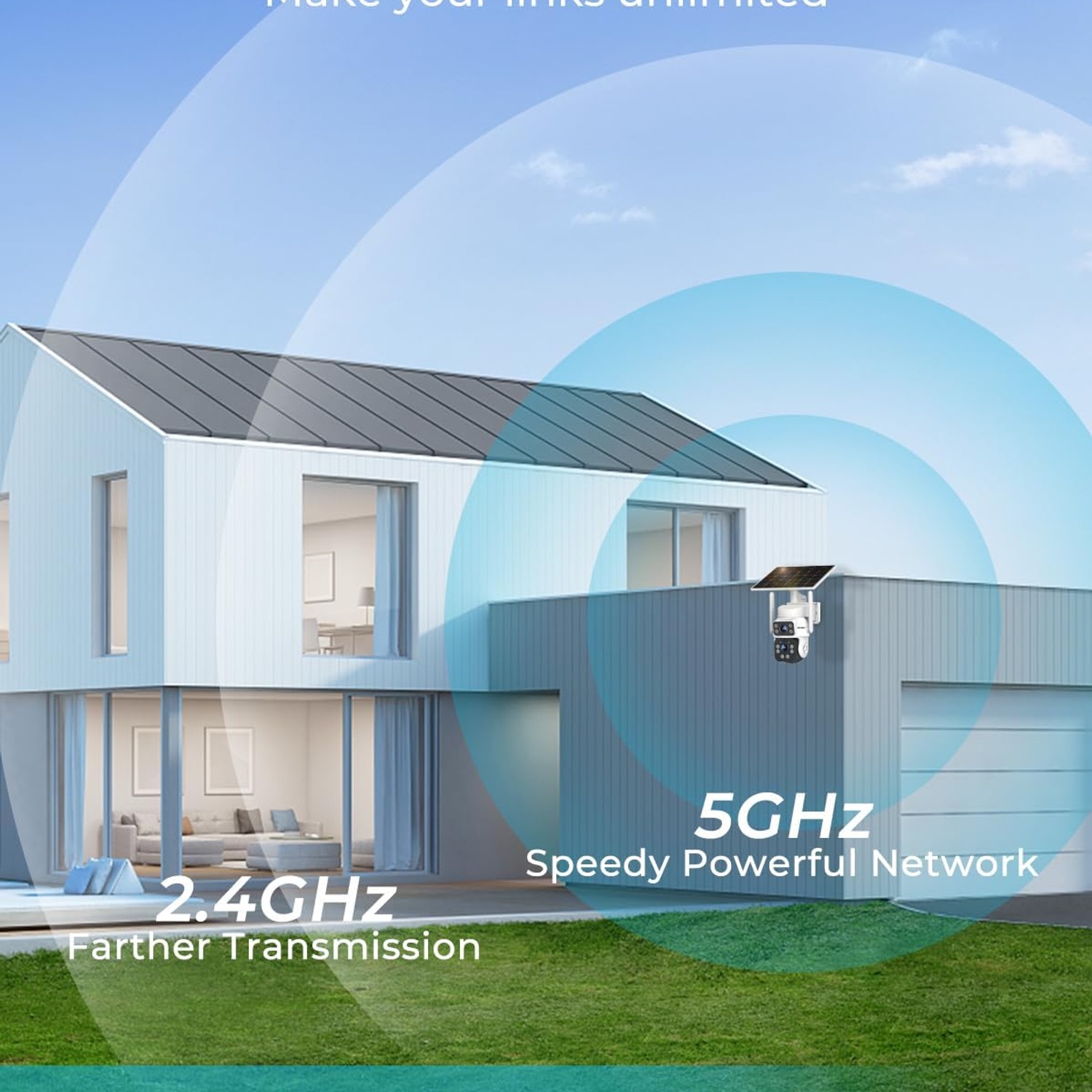 Solar Security Camera with 24/7 Recording (Dual Lens 2K WiFi): image 7